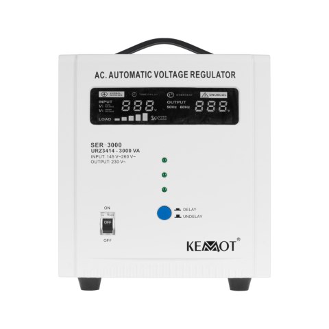 Automatyczny stabilizator napięcia KEMOT SER-3000 230 v jedna faza Automatyczny stabilizator napięcia KEMOT SER-3000 230 v jedna faza
