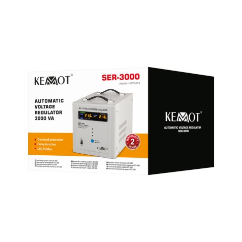 Automatyczny stabilizator napięcia KEMOT SER-3000 230 v jedna faza Automatyczny stabilizator napięcia KEMOT SER-3000 230 v jedna faza