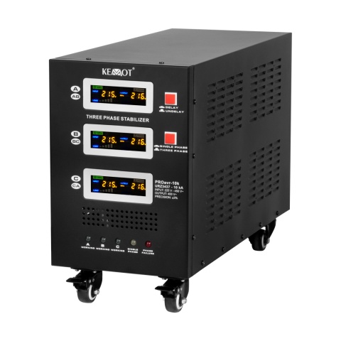 Automatyczny trójfazowy stabilizator napięcia 10000V 3% KEMOT PROavr-10k Automatyczny trójfazowy stabilizator napięcia 10000V 3% KEMOT PROavr-10k