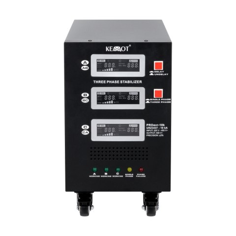 Automatyczny trójfazowy stabilizator napięcia 10000V 3% KEMOT PROavr-10k Automatyczny trójfazowy stabilizator napięcia 10000V 3% KEMOT PROavr-10k