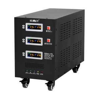 Automatyczny trójfazowy stabilizator napięcia 25000 VA 3% KEMOT PROavr-25k