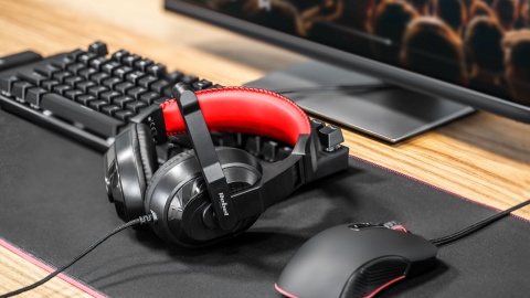Słuchawki gamingowe dla graczy mikrofon PC Rebel