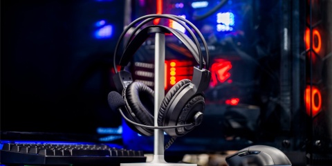 Słuchawki gamingowe nauszne przewodowe USB mikrofon Kruger&Matz GH-10