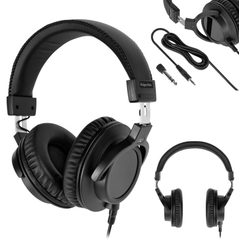 Słuchawki nauszne studyjne Kruger&Matz model DJ neodym 50mm 32 Ohm 98 dB Słuchawki nauszne studyjne Kruger&Matz model DJ neodym 50mm 32 Ohm 98 dB