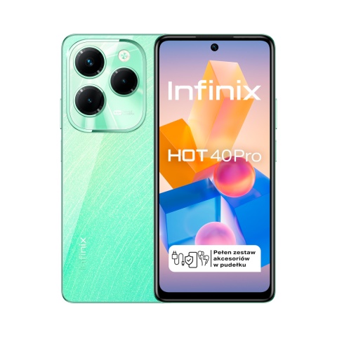 Smartfon INFINIX Hot 40PRO Green 8/256GB Smartfon INFINIX Hot 40PRO Green 8/256GB