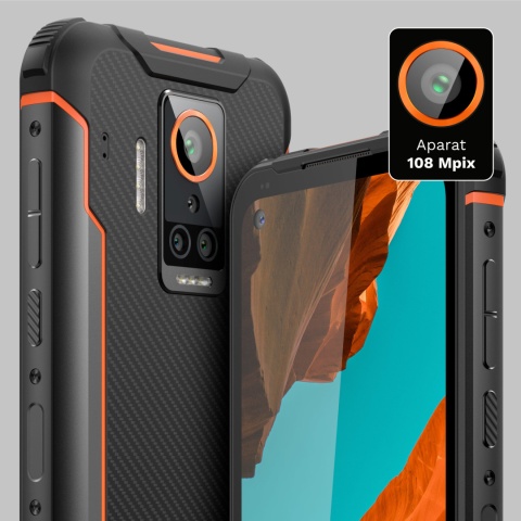 Smartfon Kruger&Matz DRIVE 10 6,5" PANCERNY 6/128GB IP68 IP69K Dual SIM NFC