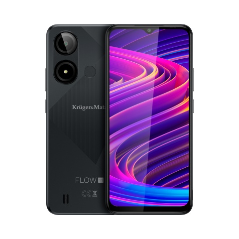 Smartfon Kruger&Matz FLOW 11 6,56" 4/64GB DualSIM 4000mAh LTE czarny Smartfon Kruger&Matz FLOW 11 6,56" 4/64GB DualSIM 4000mAh LTE czarny