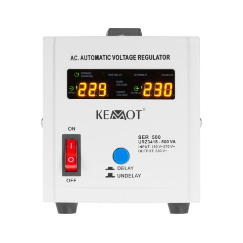 Stabilizator napięcia automatyczny KEMOT SER-500 Stabilizator napięcia automatyczny KEMOT SER-500