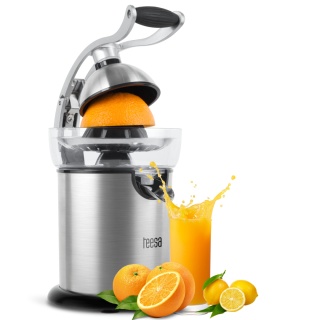 Wyciskarka do cytrusów Teesa 130W stal nierdzewna łatwe czyszczenie 350 ml
