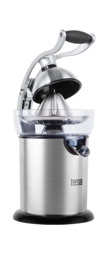 Wyciskarka do cytrusów Teesa 130W stal nierdzewna łatwe czyszczenie 350 ml Wyciskarka do cytrusów Teesa 130W stal nierdzewna łatwe czyszczenie 350 ml