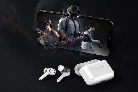 Bezprzewodowe słuchawki dokanałowe bluetooth etui Kruger&Matz M4 PRO