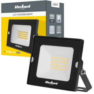 Halogen reflektor LED lampa naświetlacz 20W 4000K IP65 Rebel
