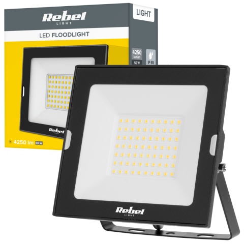 Halogen reflektor LED lampa naświetlacz 50W 4000K IP65 Rebel Halogen reflektor LED lampa naświetlacz 50W 4000K IP65 Rebel