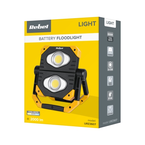 Lampa warsztatowa naświetlacz LED COB akumulator Lampa warsztatowa naświetlacz LED COB akumulator