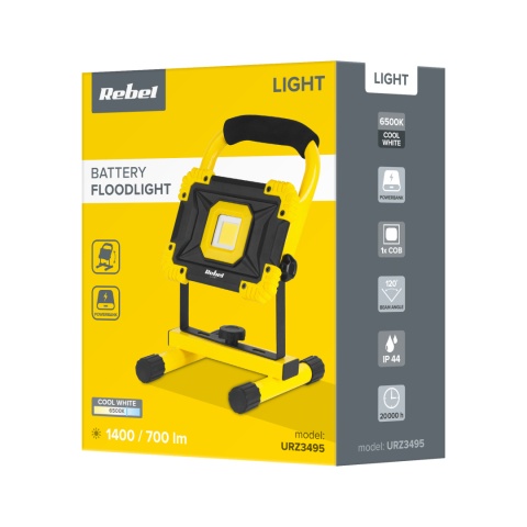 Reflektor akumulatorowy LED 20 W Reflektor akumulatorowy LED 20 W