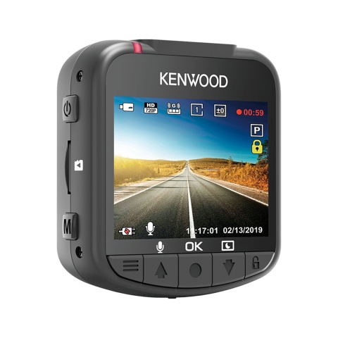 Rejestrator samochodowy Kenwood A100 z 16 GB kartą pamięci detekcją ruchu