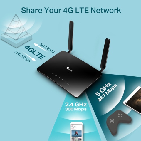 Router bezprzewodowy TP-LINK AC1200 TL-Archer MR400