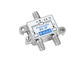 Rozgałęźnik antenowy rozdzielacz splitter 2xTV RA-2F Telkom Telmor