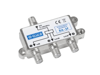 Rozgałęźnik antenowy rozdzielacz splitter 3xTV RA-3F Telkom Telmor