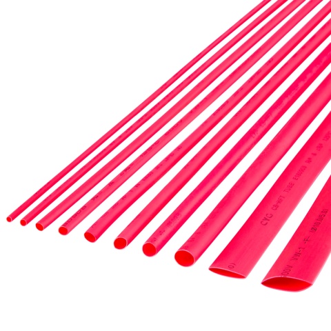 Rurka termokurczliwa zestaw rurek 3,0mm 1m 10 szt czerwone Rebel Rurka termokurczliwa zestaw rurek 3,0mm 1m 10 szt czerwone Rebel
