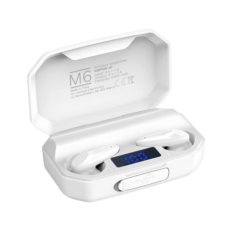Słuchawki Powerbank Bluetooth 5.1 Kruger&Matz M6 Słuchawki Powerbank Bluetooth 5.1 Kruger&Matz M6