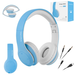 Słuchawki bezprzewodowe bluetooth BT dla dzieci mikrofon KrugerMatz Street