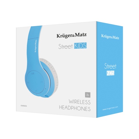 Słuchawki bezprzewodowe bluetooth BT dla dzieci mikrofon KrugerMatz Street