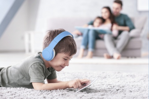 Słuchawki bezprzewodowe bluetooth BT dla dzieci mikrofon KrugerMatz Street