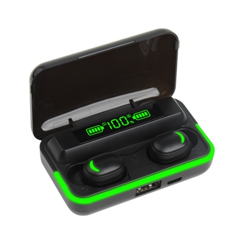 Słuchawki bezprzewodowe dokanałowe Rebel SN-E10 Bluetooth 5.0 LED Słuchawki bezprzewodowe dokanałowe Rebel SN-E10 Bluetooth 5.0 LED