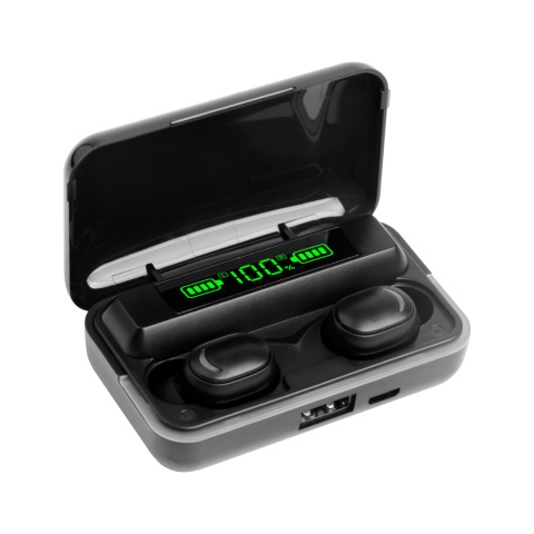 Słuchawki bezprzewodowe dokanałowe Rebel SN-E10 Bluetooth 5.0 LED Słuchawki bezprzewodowe dokanałowe Rebel SN-E10 Bluetooth 5.0 LED
