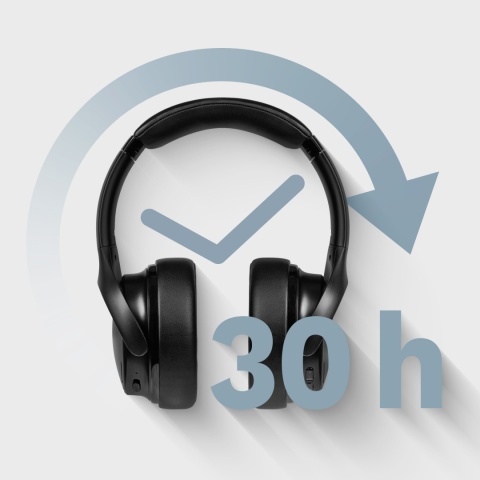 Słuchawki bezprzewodowe nauszne ANC BT 5.0 Bluetooth F3A Kruger&Matz