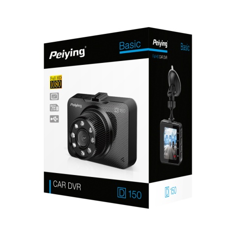 Wideorejestrator samochodowy Full HD Peiying D150