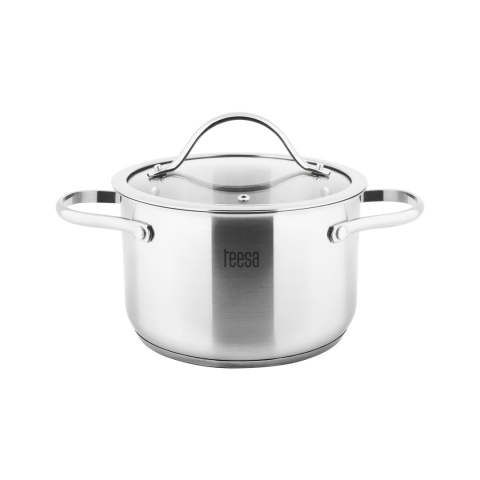 Garnki ze stali nierdzewnej 3 garnki solidne zestaw Teesa COOK EXPERT MASTER