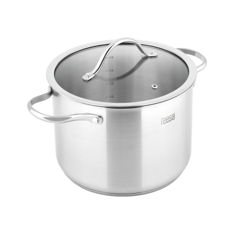 Garnki ze stali nierdzewnej 3 garnki solidne zestaw Teesa COOK EXPERT MASTER