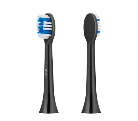 Główki do szczoteczek Teesa SONIC BLACK hard Główki do szczoteczek Teesa SONIC BLACK hard