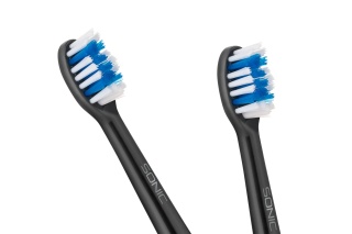 Główki do szczoteczek Teesa SONIC BLACK hard