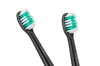 Główki do szczoteczek Teesa SONIC BLACK medium
