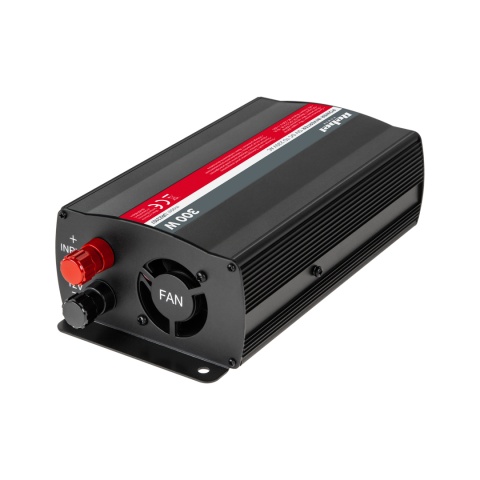 Przetwornica samochodowa napięcia 12V 230V 300W/6000W Rebel Przetwornica samochodowa napięcia 12V 230V 300W/6000W Rebel