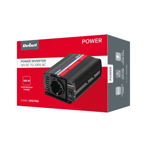 Przetwornica samochodowa napięcia 12V 230V 300W