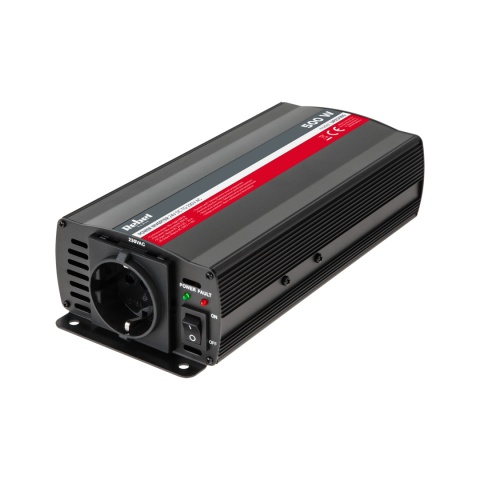 Przetwornica samochodowa napięcia 24V 230V 500W/1000W Rebel Przetwornica samochodowa napięcia 24V 230V 500W/1000W Rebel