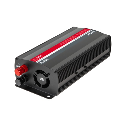 Przetwornica samochodowa napięcia 24V 230V 500W/1000W Rebel Przetwornica samochodowa napięcia 24V 230V 500W/1000W Rebel