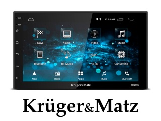 Radio 2DIN Kruger&Matz ANDROID 8.1 GPS, BT
