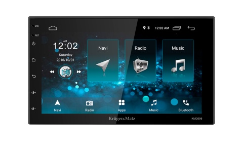 Radio 2DIN Kruger&Matz ANDROID 8.1 GPS, BT