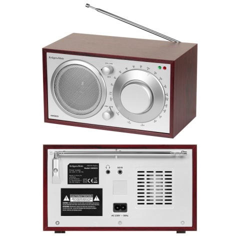 Radio kuchenne FM/AM domowe Kruger&Matz mocny głośnik AUX jack 3.5mm Radio kuchenne FM/AM domowe Kruger&Matz mocny głośnik AUX jack 3.5mm