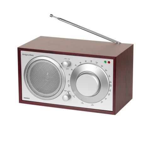 Radio kuchenne FM/AM domowe Kruger&Matz mocny głośnik AUX jack 3.5mm Radio kuchenne FM/AM domowe Kruger&Matz mocny głośnik AUX jack 3.5mm