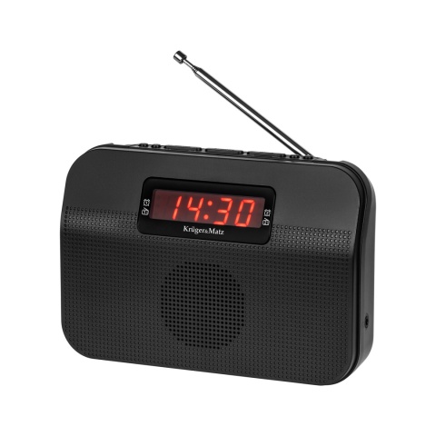 Radio kuchenne budowlane przenośnie na baterie analogowe FM AM Kruger&Matz Radio kuchenne budowlane przenośnie na baterie analogowe FM AM Kruger&Matz