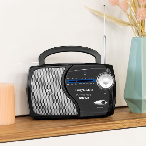 Radio przenośne FM AM JACK na baterie KrugerMatz Radio przenośne FM AM JACK na baterie KrugerMatz