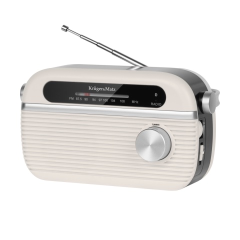 Radio przenośne analogowe zasilanie 5V lub baterie Kruger&Matz Bluetooth