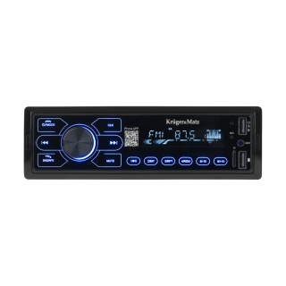Radio samochodowe Bluetooth Kruger&Matz 1 DIN USB AUX Jack 3,5 mm microSD