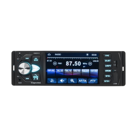 Radio samochodowe Kruger&Matz Bluetooth 4" AUX gniazdo kamery cofania 1 DIN